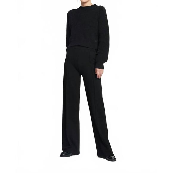 NEW LUNE ACTIVE forest flared pant in black - Picture 2 of 4